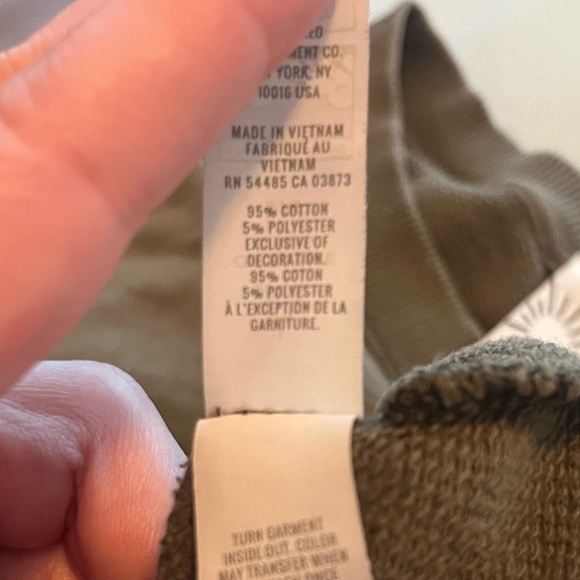Aerie Olive Crewneck Top - Picture 4 of 4